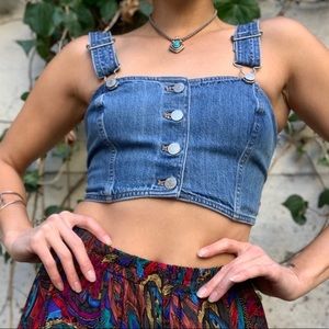 Levi’s denim crop top